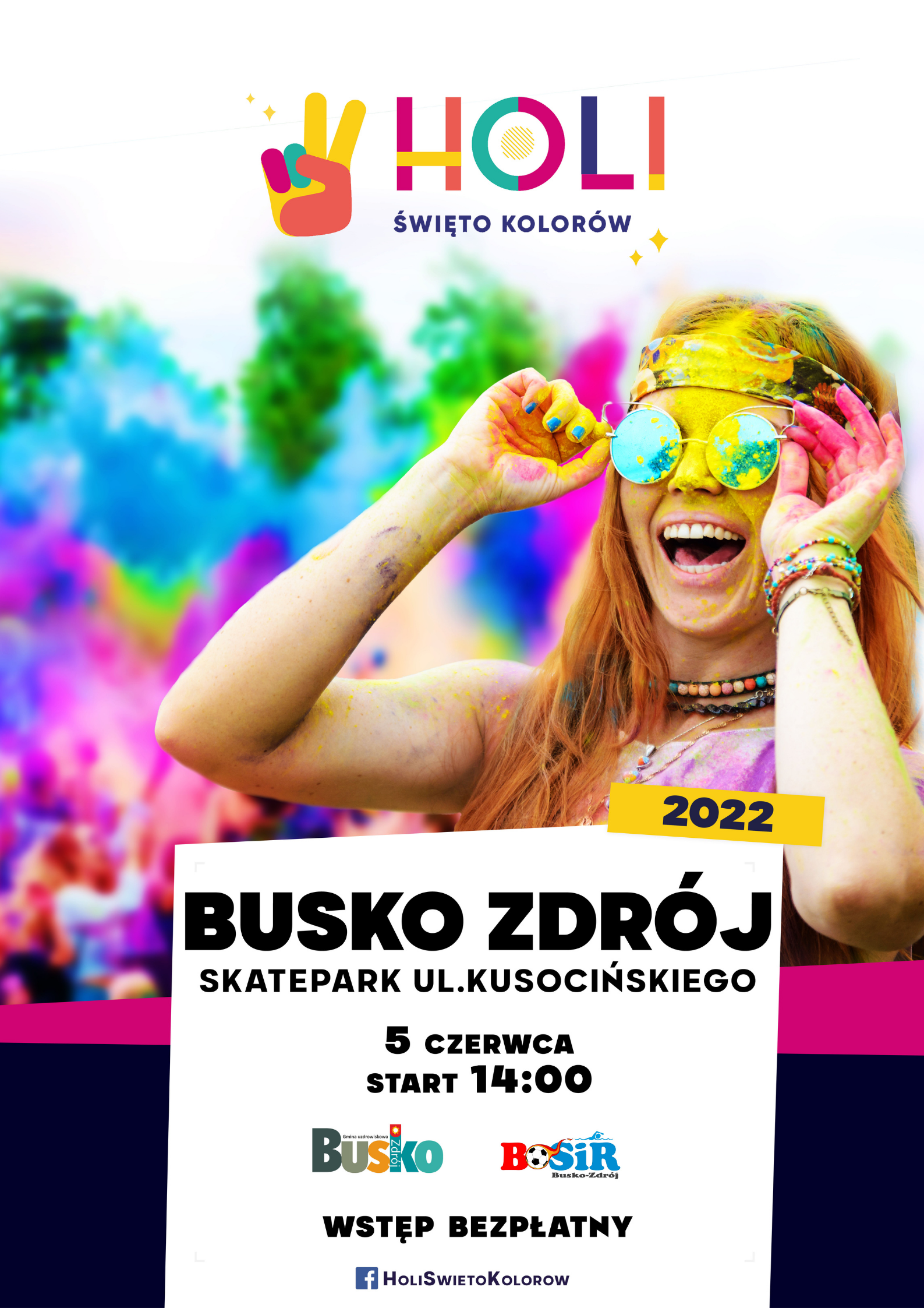 Holi Święto Kolorów ponownie zawita na buski Skatepark